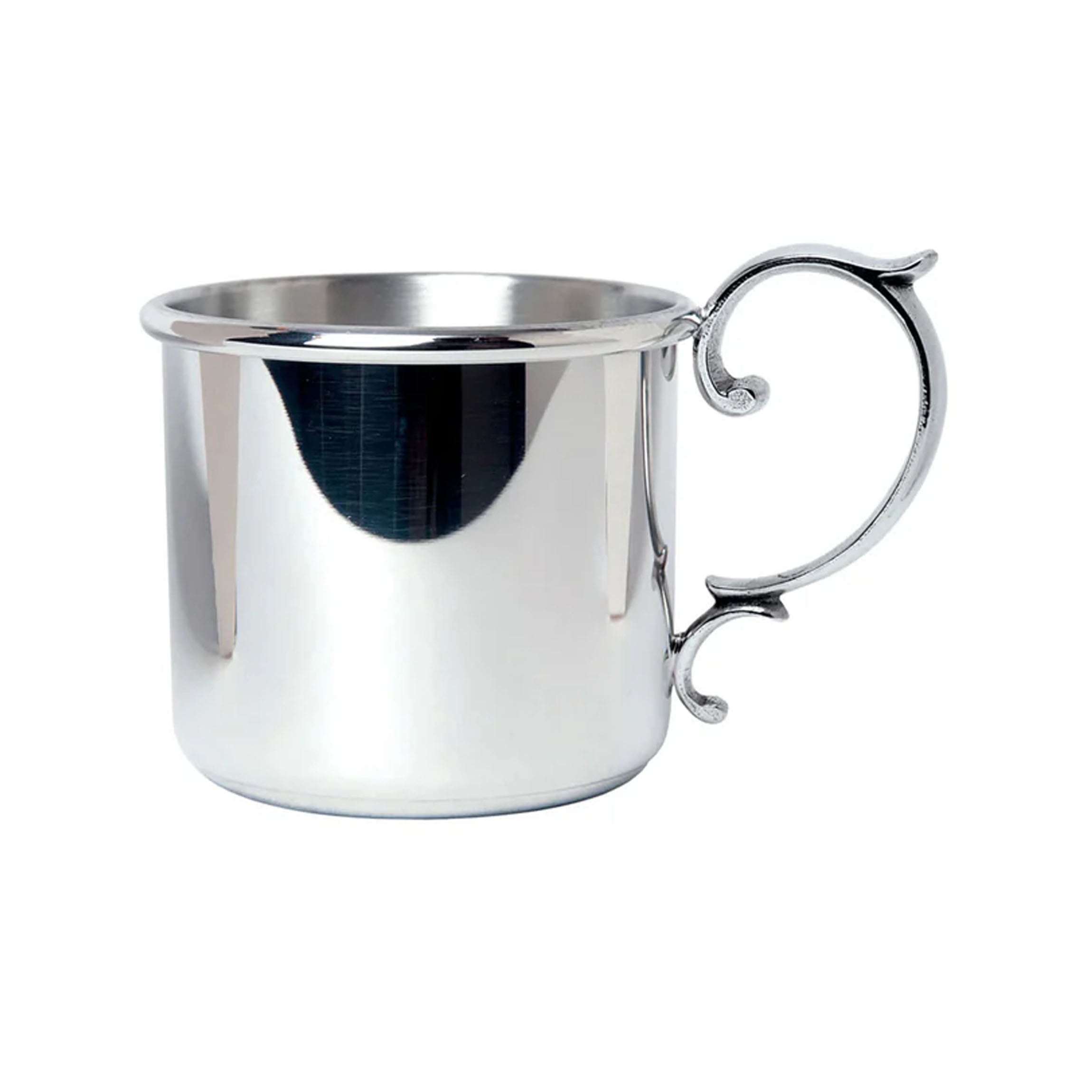 Beaded Scroll Handle Straight Baby Cup