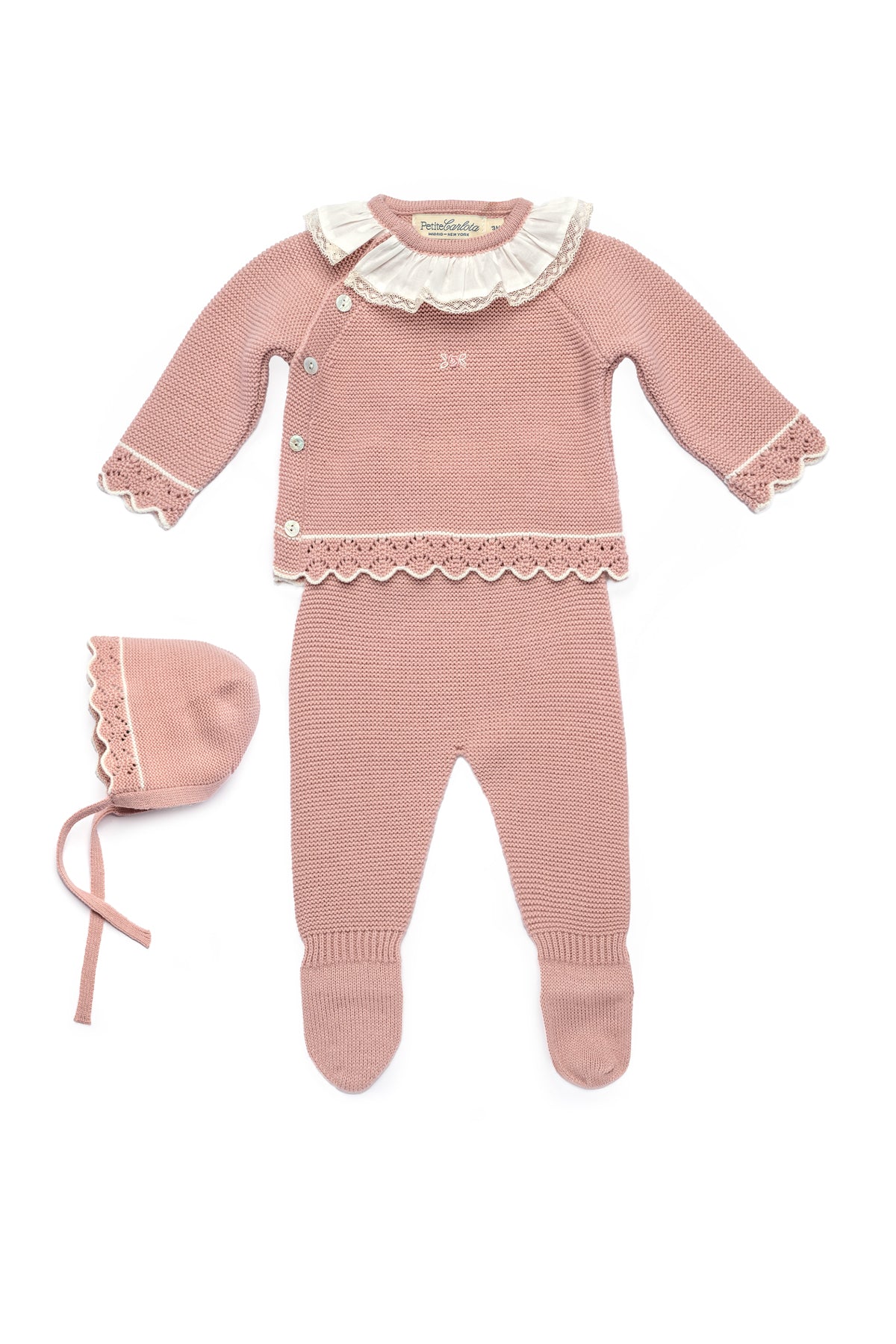 Bella Baby Set in Rose Petal