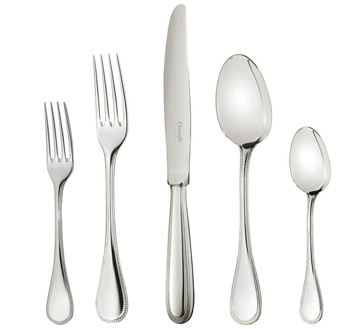 Perles 2 Stainless Steel Individual Place Setting, Set of 5